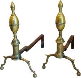 Brass Fireplace Andirons