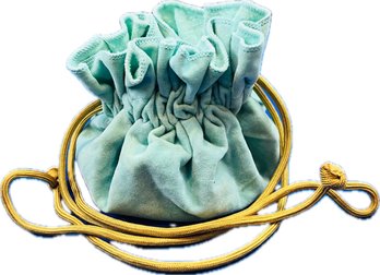 Tiffany & Co Vintage Drawstring Jewelry Pouch With Multiple Internal Compartments - Tiffany Tag Inside
