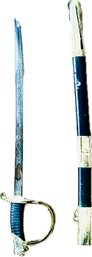 Reproduction Sword & Scabbard - Signed