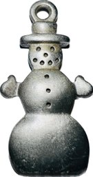 Von Bargen's Snowman Christmas Charm - Signed 'Von Bargen's 2007'