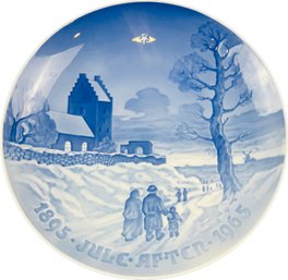 Denmark - Bing & Grondahl Copenhagen 1895-1965 Jubilee Christmas Plate B&G Denmark, Collectors Plate