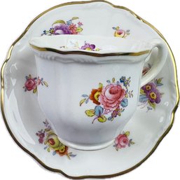 Tiffany & Co Vintage English Spode Porcelain Demitasse Cup & Saucer