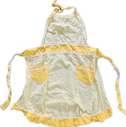 Kitchen Apron With Ruffle Trim