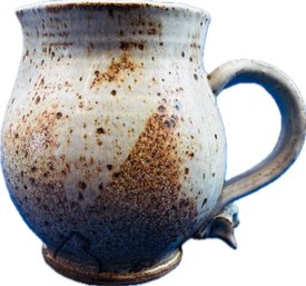 Handmade Studio Art Salt Glaze Pottery Pitcher