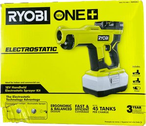 New! Ryobi  Cordless One Electrostatic Sprayer Kit