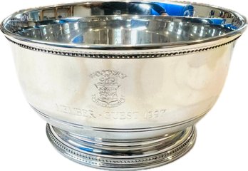 Vintage Handcrafted Salisbury Pewter Trophy Bowl - Signed On Base