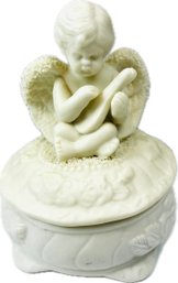 Porcelain Angel Trinket Box