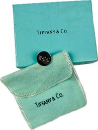 Tiffany & Co Sterling Silver Putting Greens Marker With Original Box & Felt Enclosure Bag