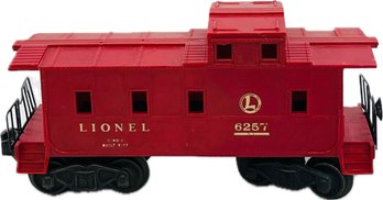 Vintage 1950s Lionel 6257 Tile Red SP Caboose