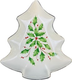 Lenox Holiday Collection Porcelain Serving Piece - Signed 'Lenox Holiday'