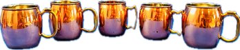 Set Of Copper Moscow Mule Mugs