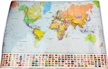 Laminated World Map