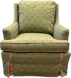 Green Upholstered Club Chair