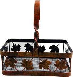 Fall Wrought Iron Basket