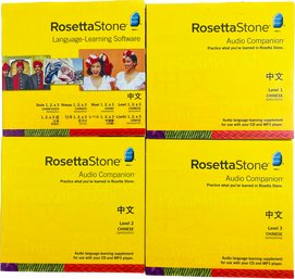 Rosetta Stone  Language -Learning Software And Chinese Levels 1,2  And 3