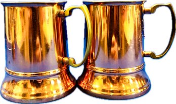 Copper & Brass Tavern Mugs