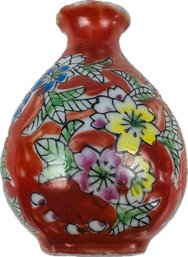 Vintage Porcelain Miniature Vase - Signed 'Toya Japan'