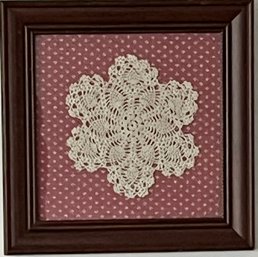 Framed Antique Lace