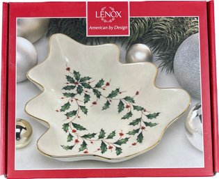 New! Never Used! Lenox Porcelain Holiday Candy Dish