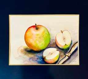 Hand Painted & Signed Still Life Watercolor