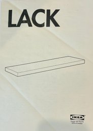 New In Box! Never Used! IKEA Floating Shelf - LACK Model - 10' X 75'