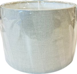 New! Never Used! Linen Drum Shade - Approx 7.5' X 10' - With Original Pricing & Shipping Info