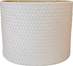 Wicker Woven Parchment Lamp Shade -  Approx. 9' Height X 12' Width