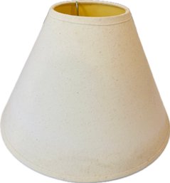 Linen Lamp Shade -  Approx. 8.5' Height X 11' Width - Ecru Neutral Color