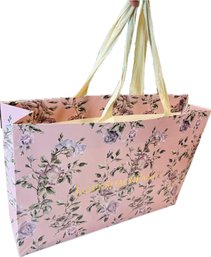 Love Shack Fancy Large Floral Gift Bag With Fabric Handles