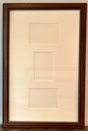 Large Frame With Double Cream Mat And Three Openings