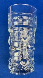 Totem Tiki Hawaiian Heavy Glass Tumbler