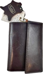 Never Used! Leather Key Holder - Vintage - Signed 'Sadler By Bosco'