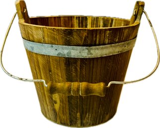 Wooden Bucket Decor