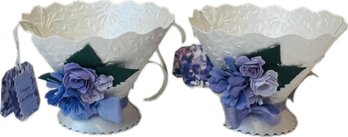 Paper Tea Cups Three Dimensional Birthday Cards With Small Hang-tags That Read 'Happy Birthday'