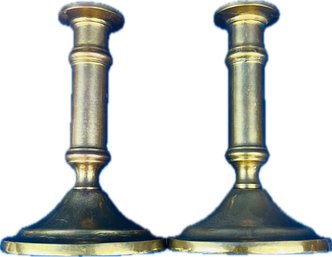 Vintage Brass Candleholders