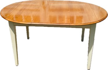 Ethan Allen Dining Table With Additional Leaf