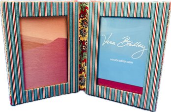 Vera Bradley Villa Red Duo Quilted Photo Frame