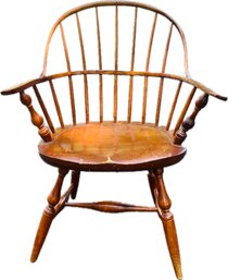 Early 20th Century Vintage Hoop Back Windsor Chair