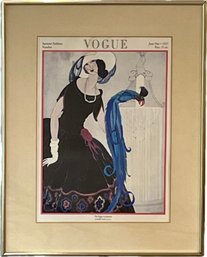 Framed Vogue Magazine Cover