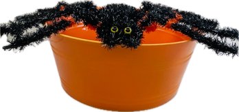 Halloween Party Tub With Decorative Hanging Spider