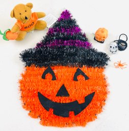 Pumpkin Tinsel Halloween Decoration & Other Fun  Halloween Items