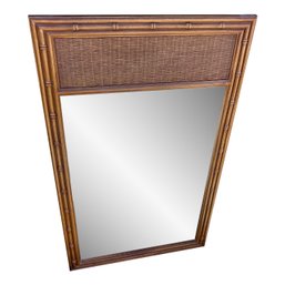 Rattan & Bamboo Style Mirror