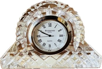 Waterford Crystal Quartz Clock - Lismore Pattern - With Original Tags