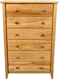 Chest Of Drawers In Light Maple Wood