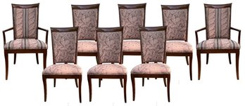 Ethan Allen Dining Room Chairs - 6 Side Chairs And 2 Arm Chairs