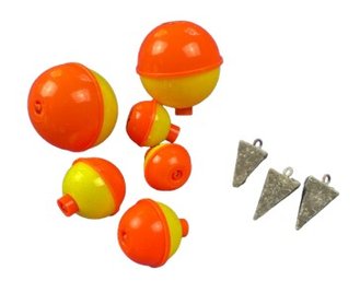 Assorted Bobbers  And Weights