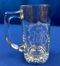 Wee Burn Glass Beer Stein