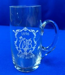 Wee Burn Glass Beer Stein