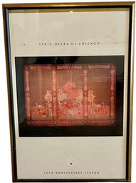 Framed Lyric Opera Of Chicago 35th Anniversary Season Poster