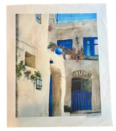 Limited Edition - 1/10 - Giclee Of Watercolor Signed By Robert U Taylor - With Gift Note By Robert U Taylor